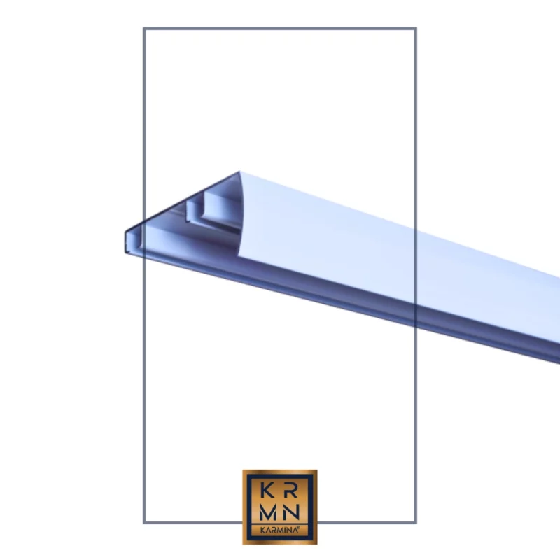 iki kanallı alınlıklı ray