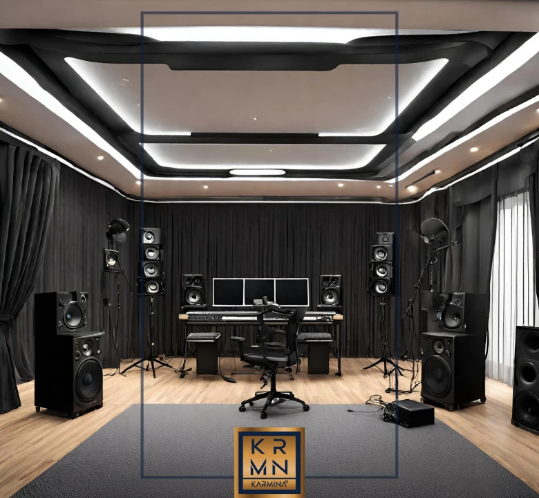 Ev tipi müzik stüdyosu akustiği tasarım süreci